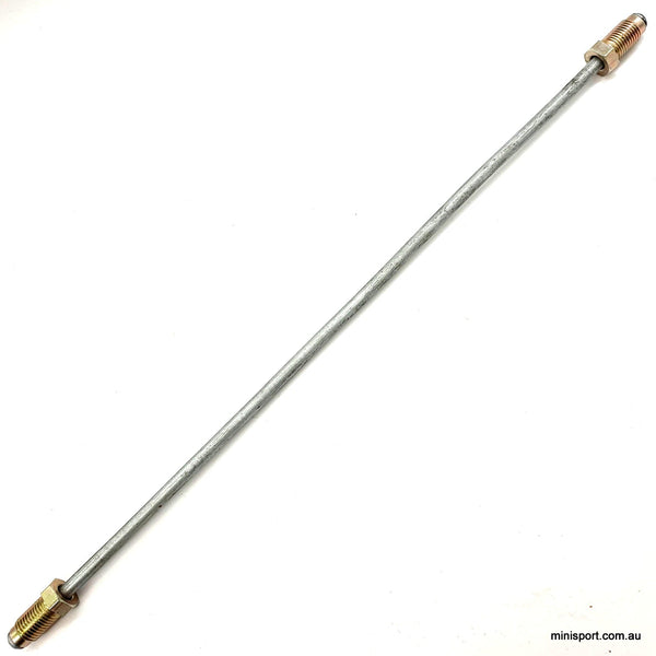 Mini brake/clutch metal line (master to slave/T piece) 33cm in length