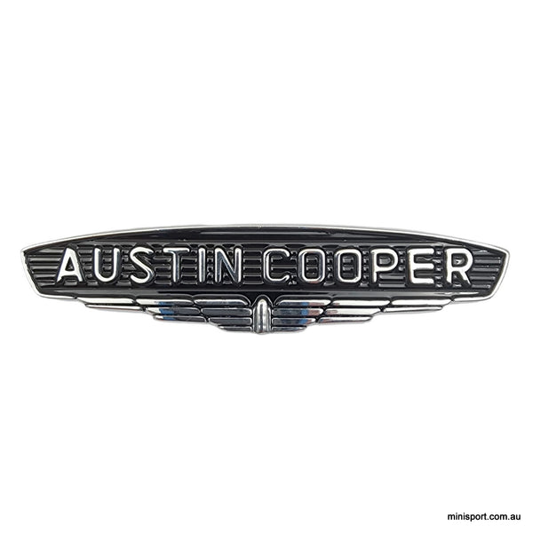 Mini austin cooper bonnet badge (uses x2 PFR109) – Minisport