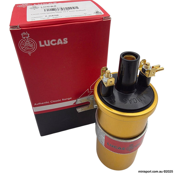 AccuSpark RED 12V Sports Ignition Coil For Morris Minor - Equivalent To Lucas DLB105