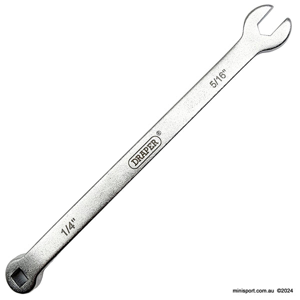 MINI & MOKE DRUM BRAKE ADJUSTING SPANNER & 1/4" BLEED NIPPLE [TOLSPAN0