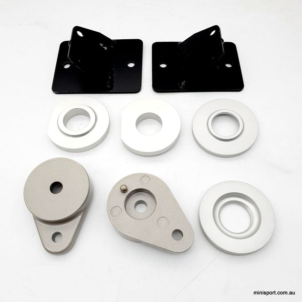 MINI RUBBER MOUNT TO SOLID MOUNT KIT ROVER ONLY Minisport