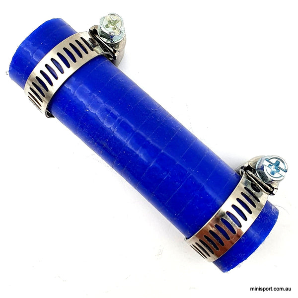 Mini & Moke Bypass hose blue silicon (long lasting) with clamps Minisport