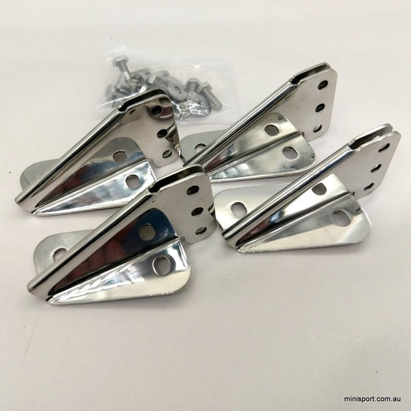 MINI SEAT PIVOT BRACKET SET OF 4 STAINLESS STEEL Minisport