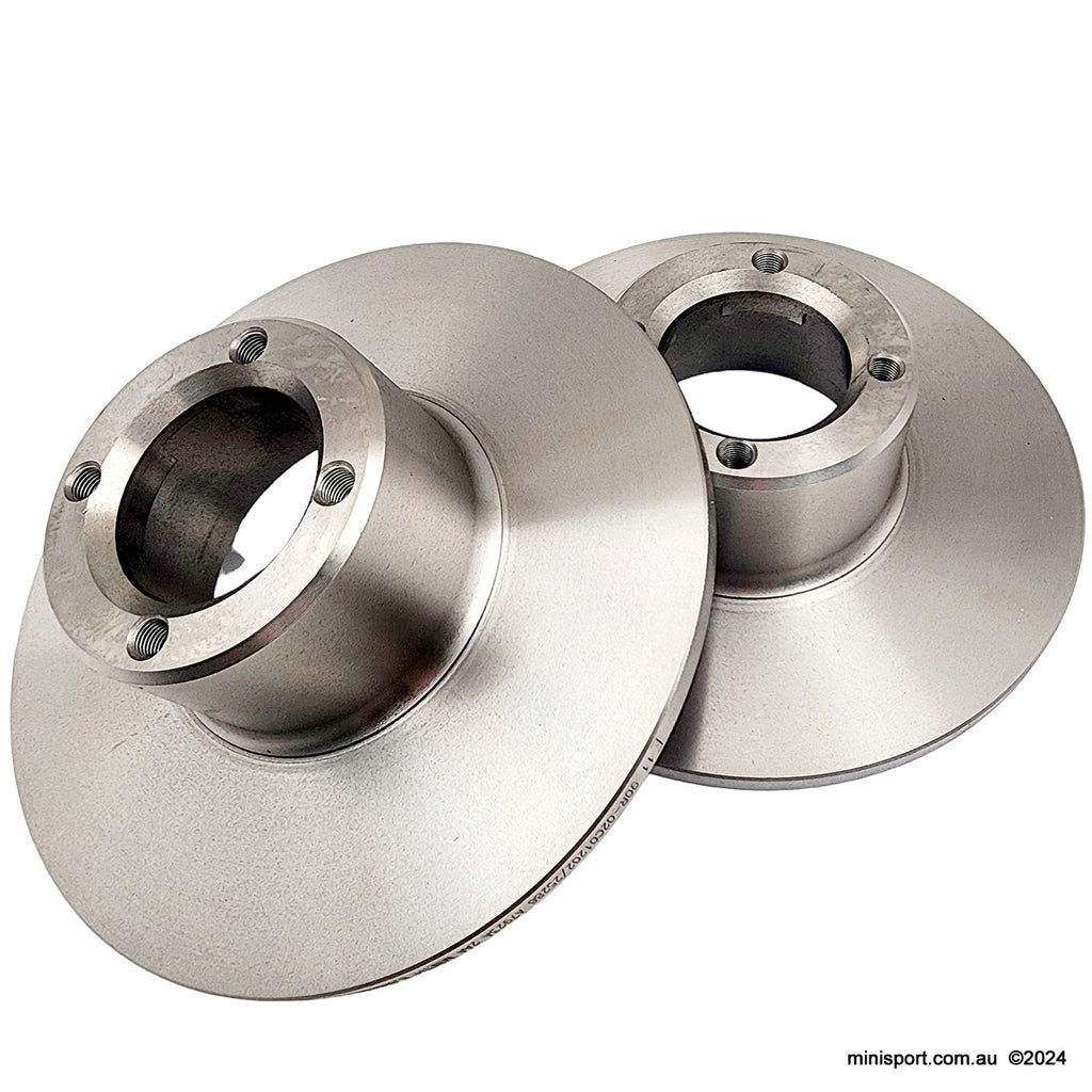 MINI & MOKE 8.4 SOLID DISC ROTORS- PAIR- Brembo Brand [21A2612-B-PR ...