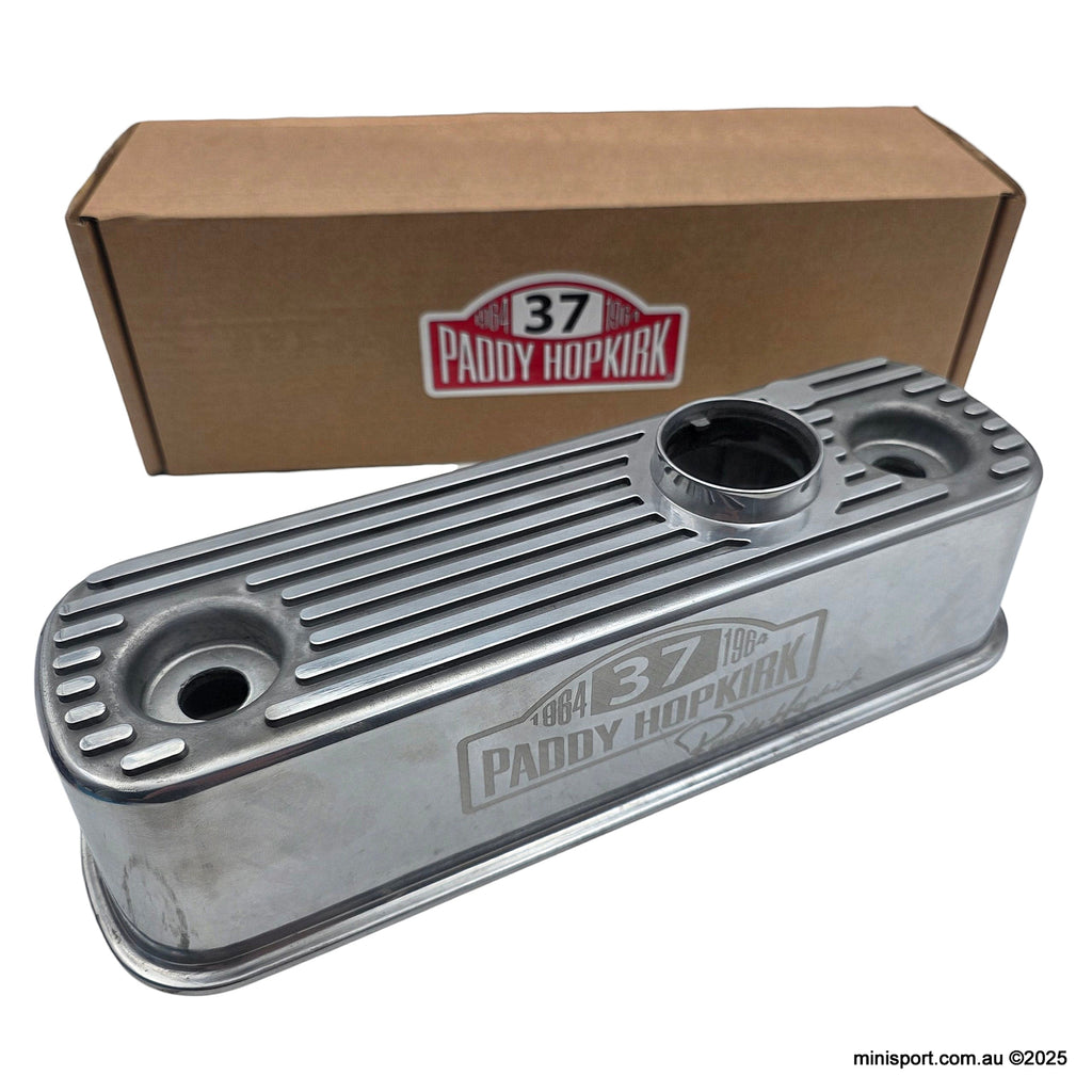 Mini rocker cover, angle type with flip cap fitted – Minisport