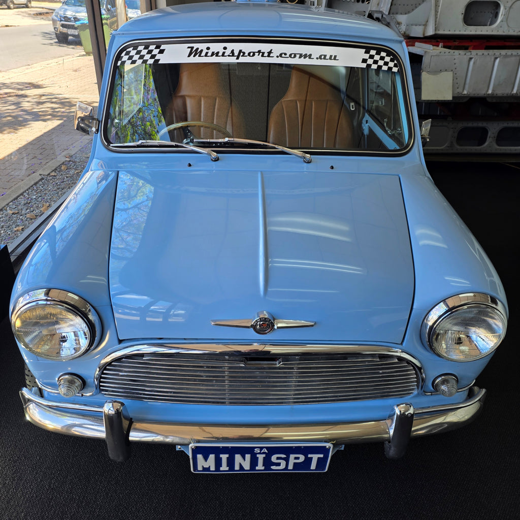 MINISPORT WINDSCREEN STICKER WHITE [STICKER-WINDSCREEN-W] – Minisport