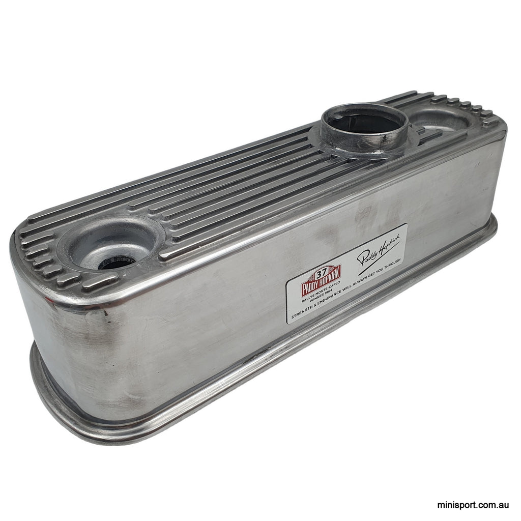 Mini rocker cover, angle type with flip cap fitted – Minisport