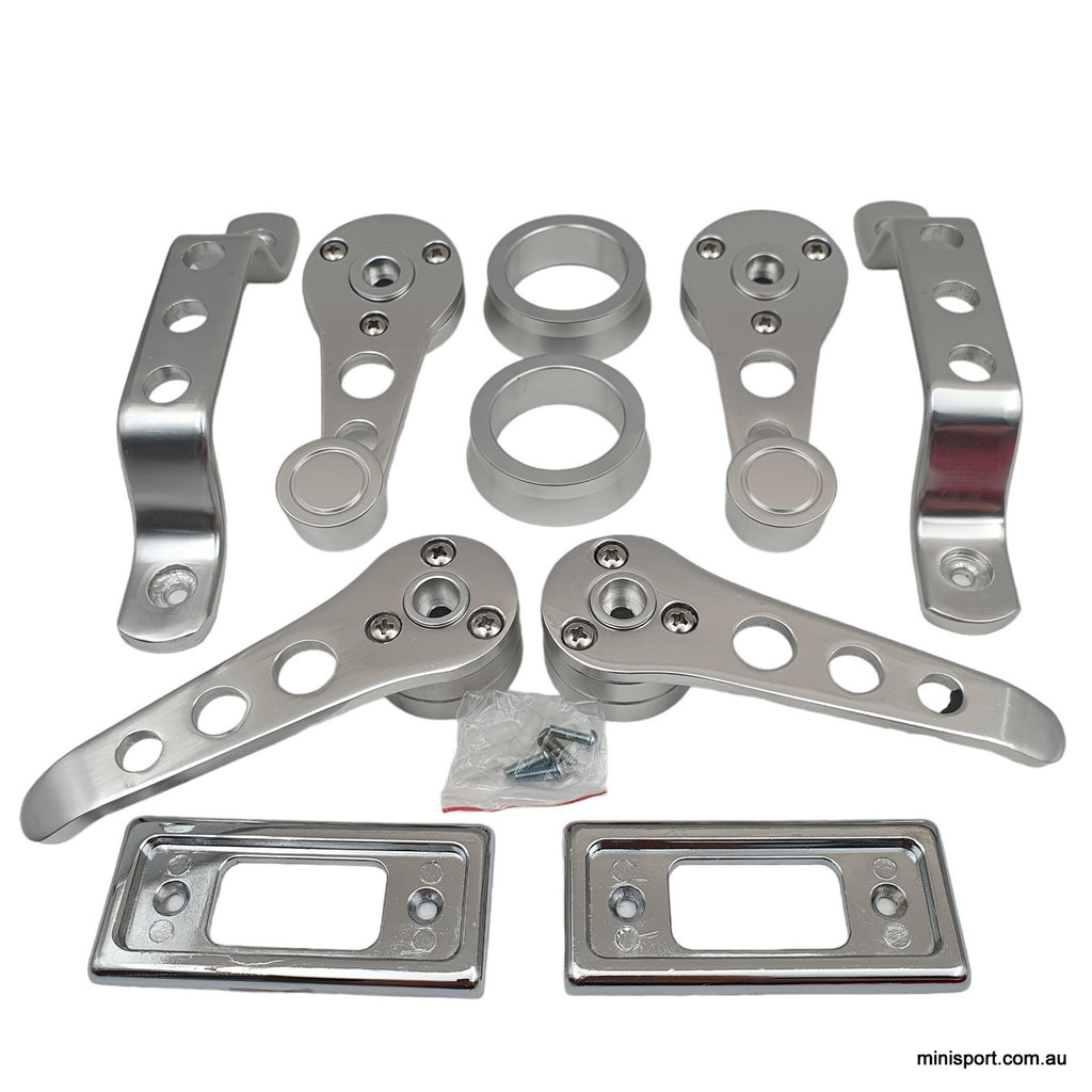 MINI 10 PIECE POLISHED ALLOY HANDLE SET [HANDLE-KIT-1] – Minisport