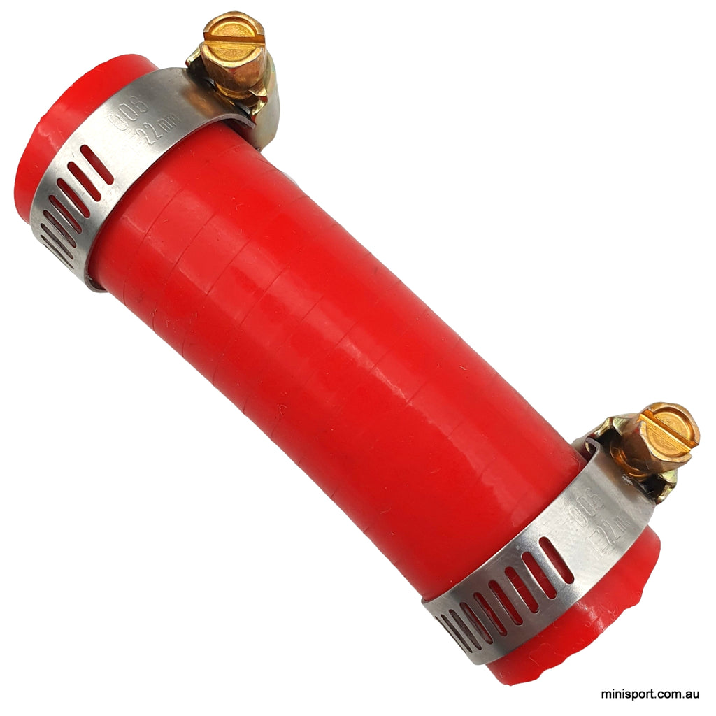 Mini & Moke Bypass hose blue silicon (long lasting) with clamps Minisport