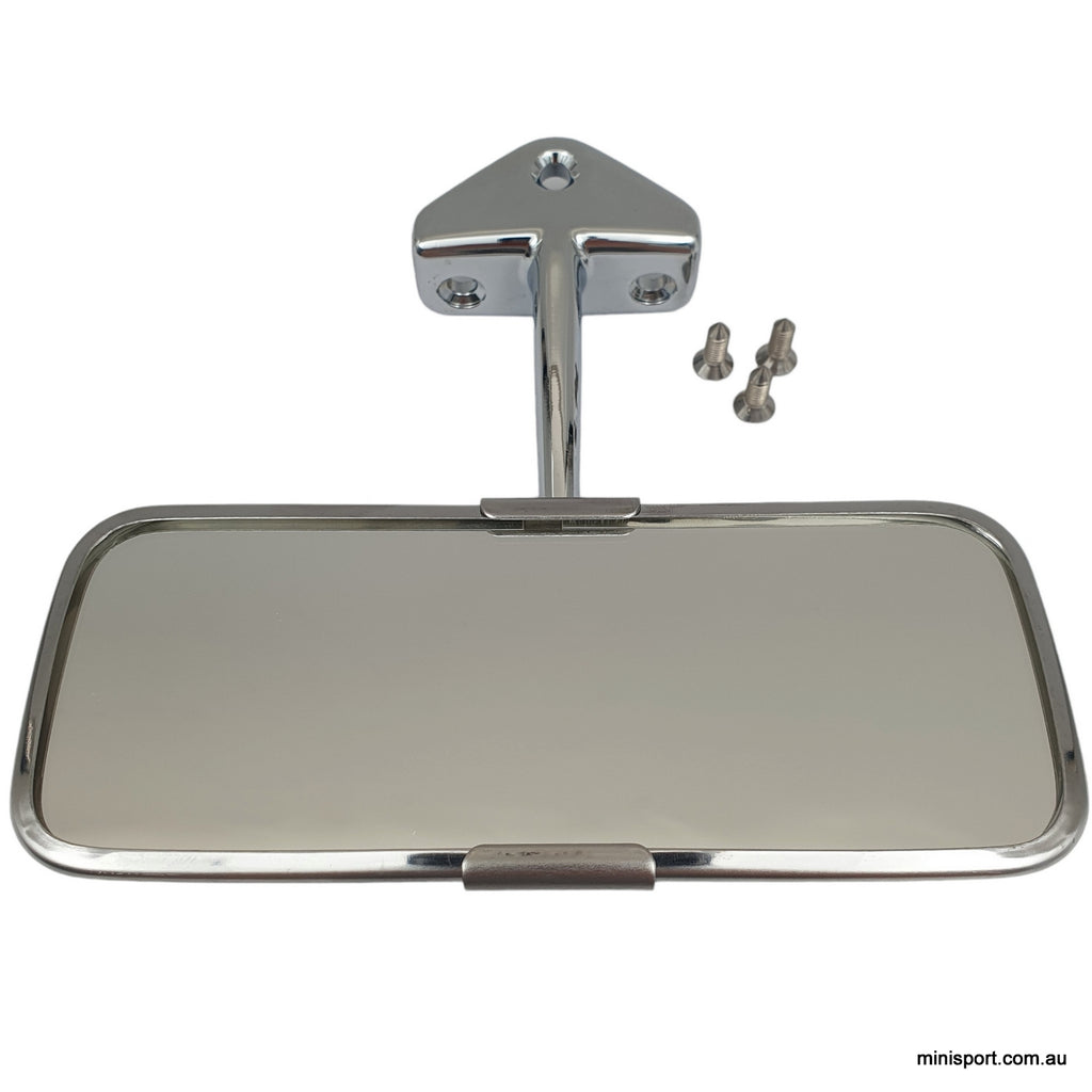 Mini stainless steel interior mirror, suit mk1 (3 screw) – Minisport