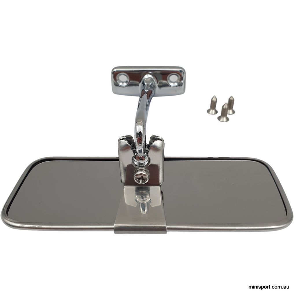 Mini stainless steel interior mirror, suit mk1 (3 screw) – Minisport