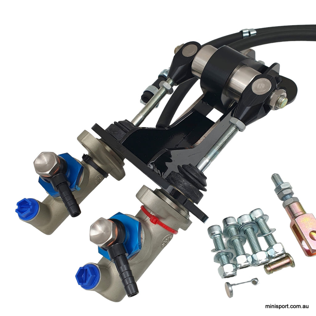 bias pedal box K.A.D Pedal bias box, with adjustable cable and master cylinders – Minisport