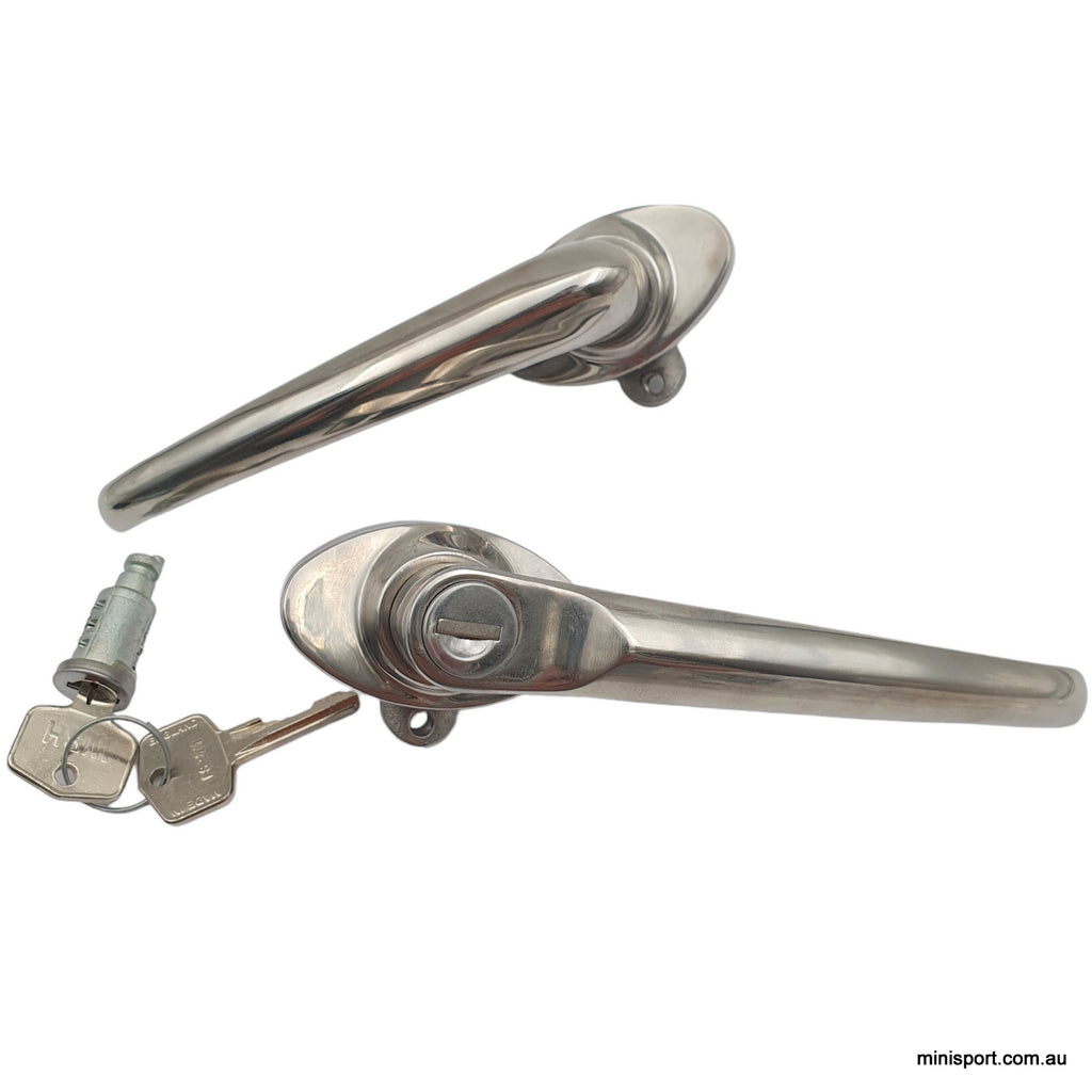 AUSTRALIAN WINDUP WINDOW 'PULL DOWN' DOOR HANDLE KIT Minisport
