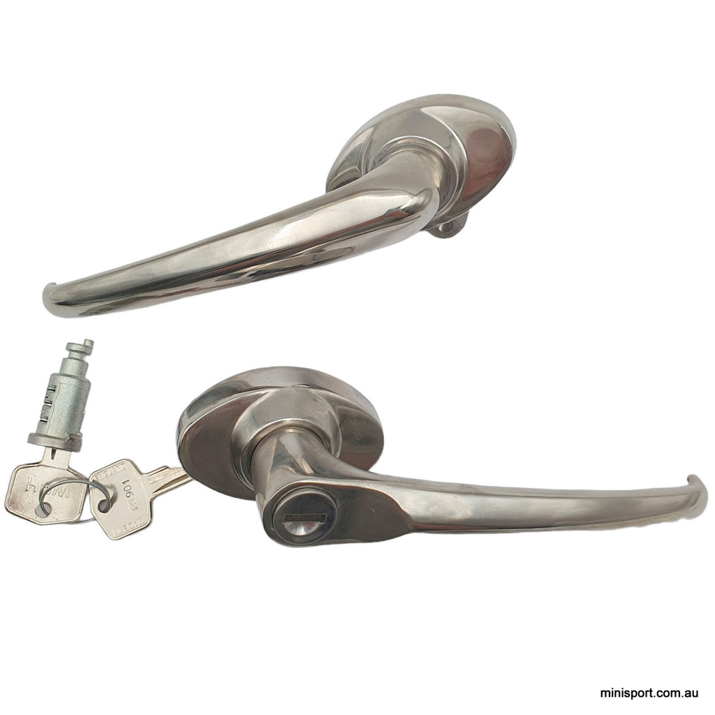 AUSTRALIAN WINDUP WINDOW 'PULL DOWN' DOOR HANDLE KIT Minisport