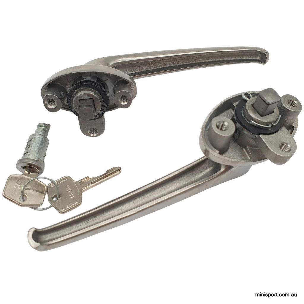 AUSTRALIAN WINDUP WINDOW 'PULL DOWN' DOOR HANDLE KIT Minisport