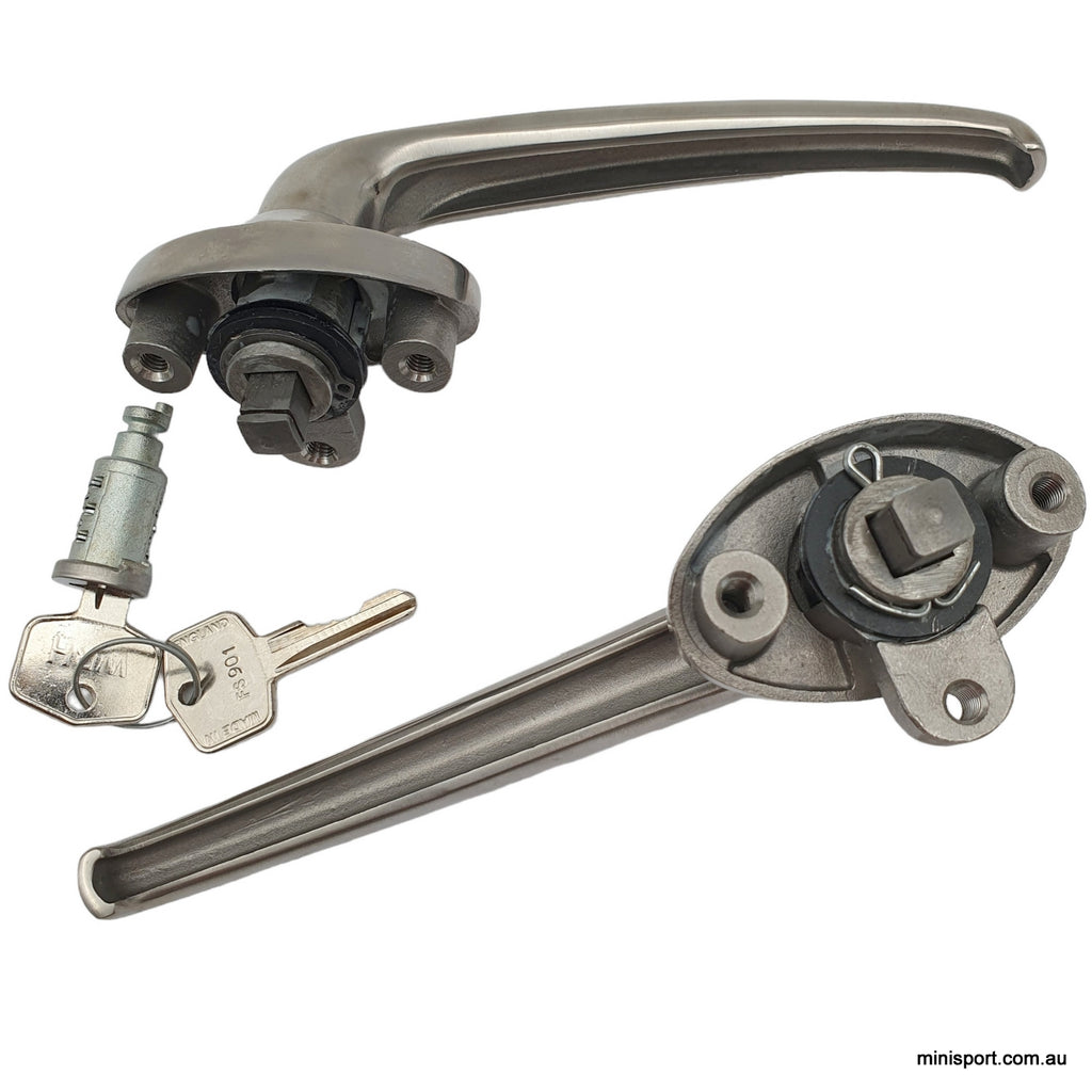 AUSTRALIAN WINDUP WINDOW 'PULL DOWN' DOOR HANDLE KIT Minisport