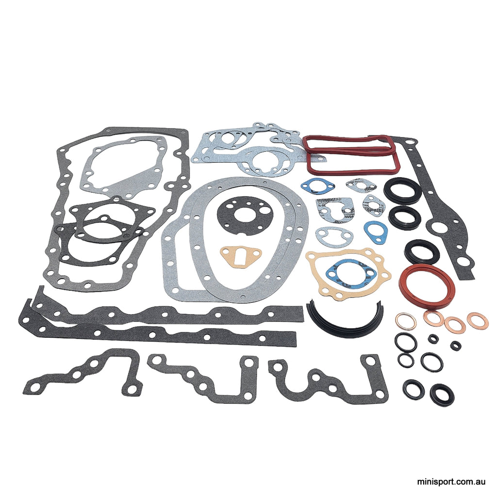 MINI & MOKE COMBINED BLOCK/GEARBOX GASKET AND SEAL KIT [AJM100MS
