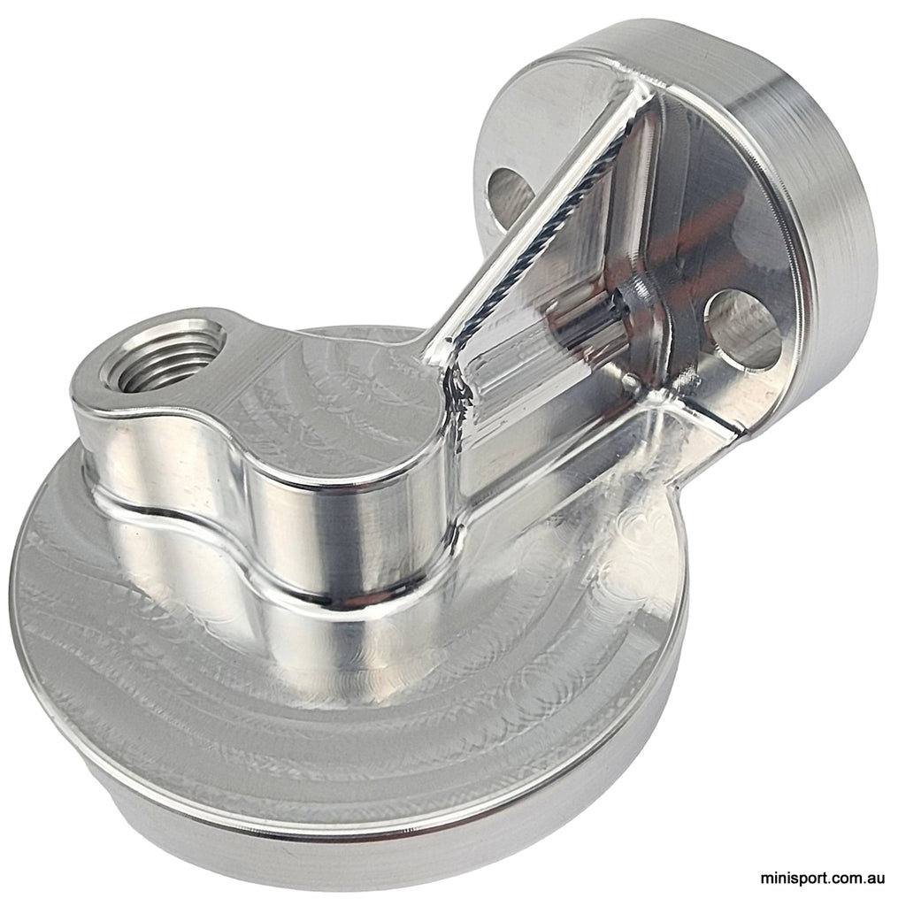 Mini oil filter housing race/road grade applications Minisport