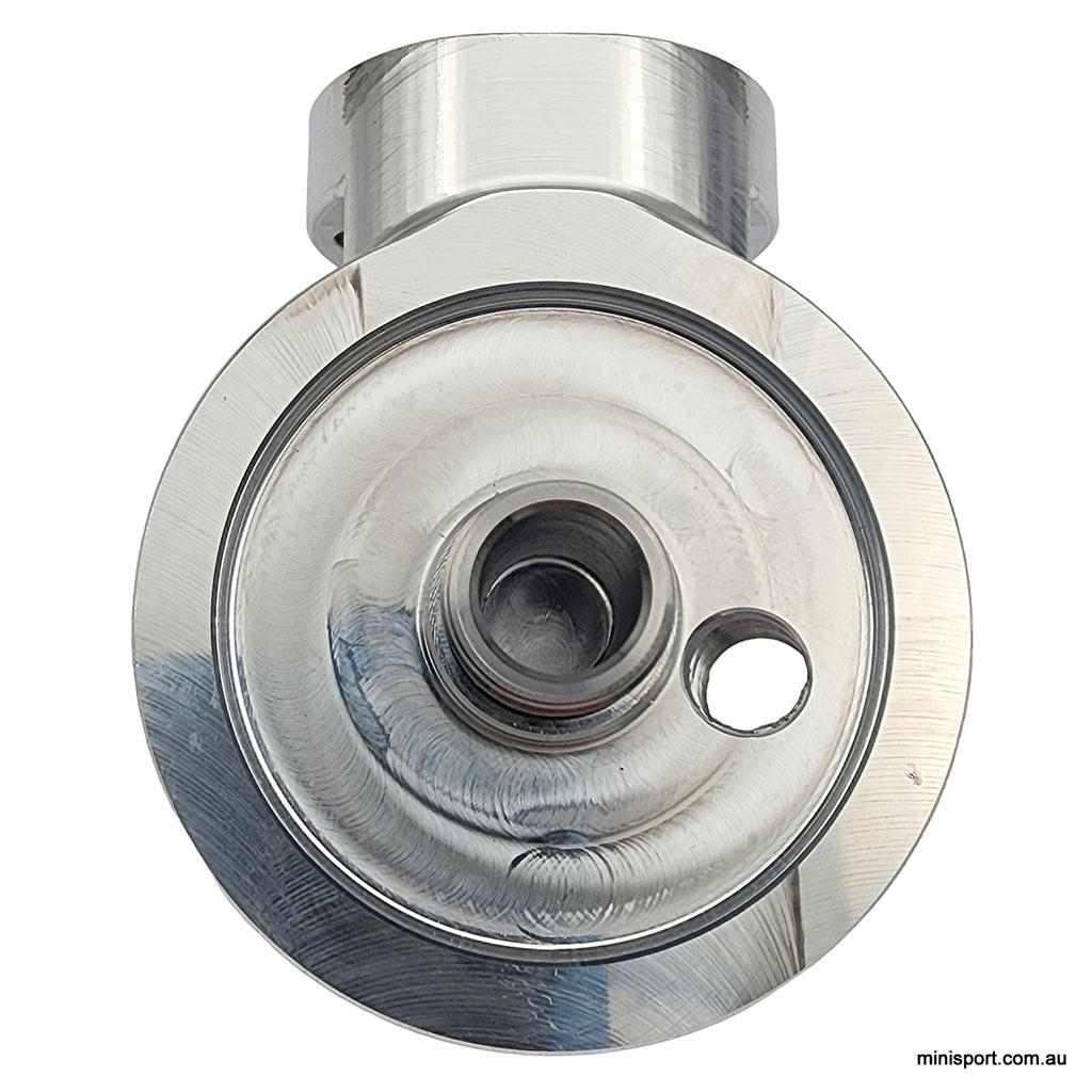 Mini oil filter housing race/road grade applications Minisport