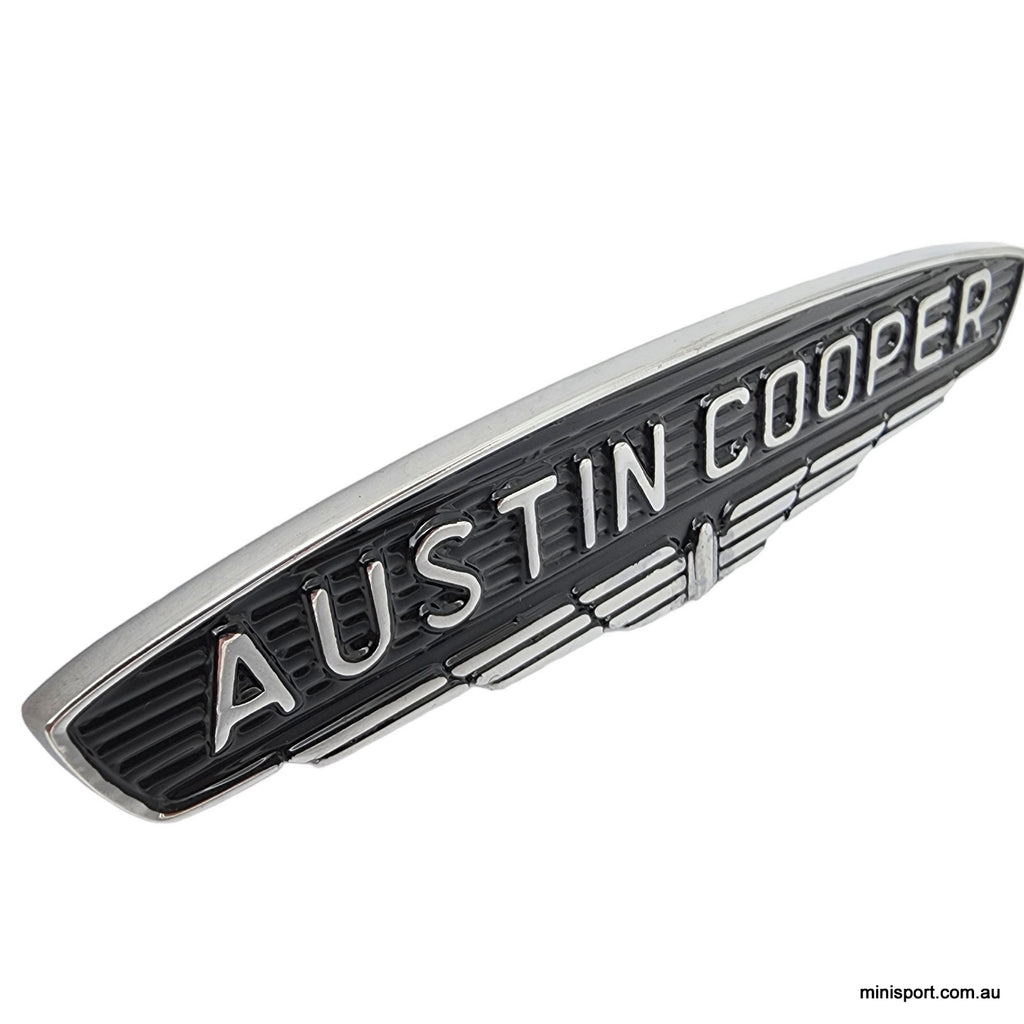 Mini austin cooper bonnet badge (uses x2 PFR109) – Minisport