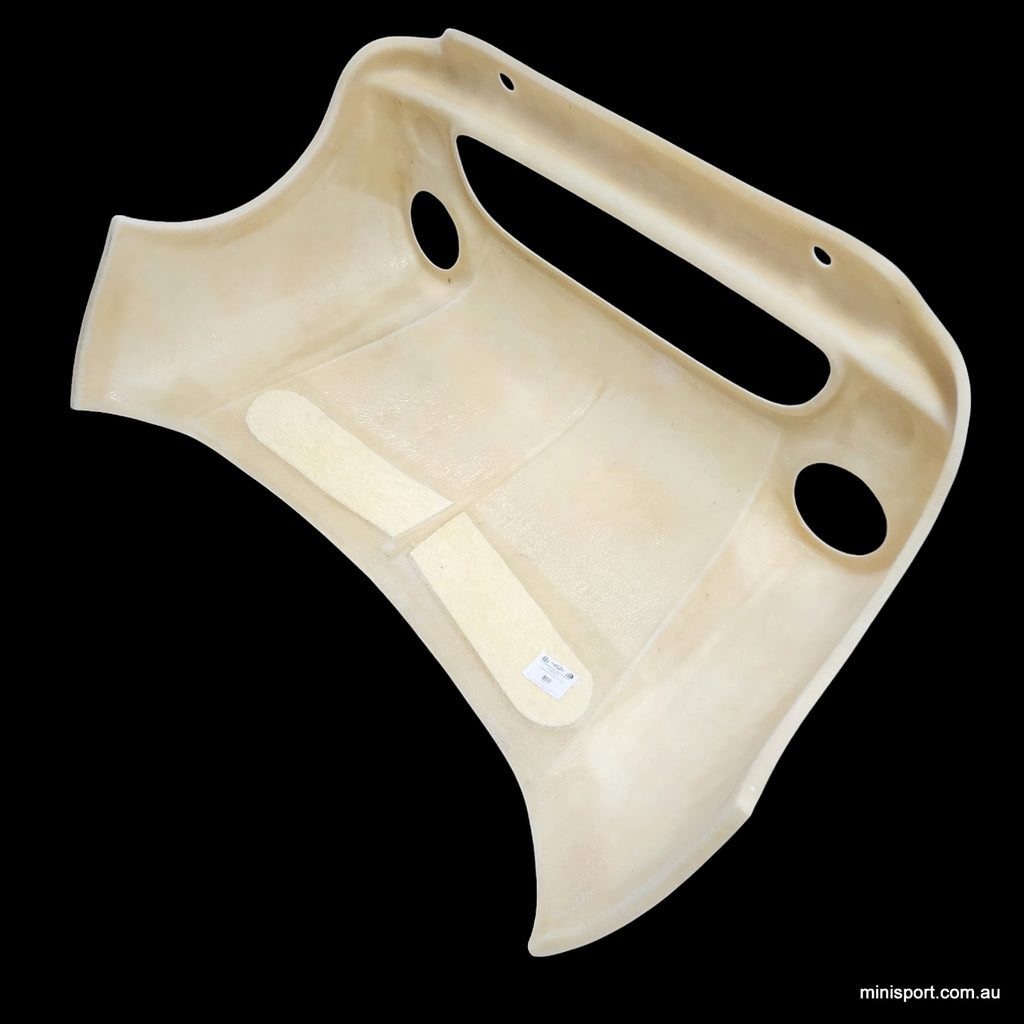 MINI ROUND NOSE FIBREGLASS FLIP FRONT- SOLID FRONT – Minisport