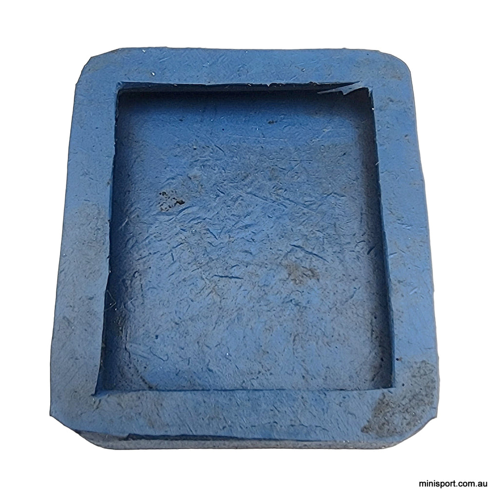 MINI & MOKE BLUE PEDAL RUBBER- CLUTCH & BRAKE- SQUARE TYPE – Minisport