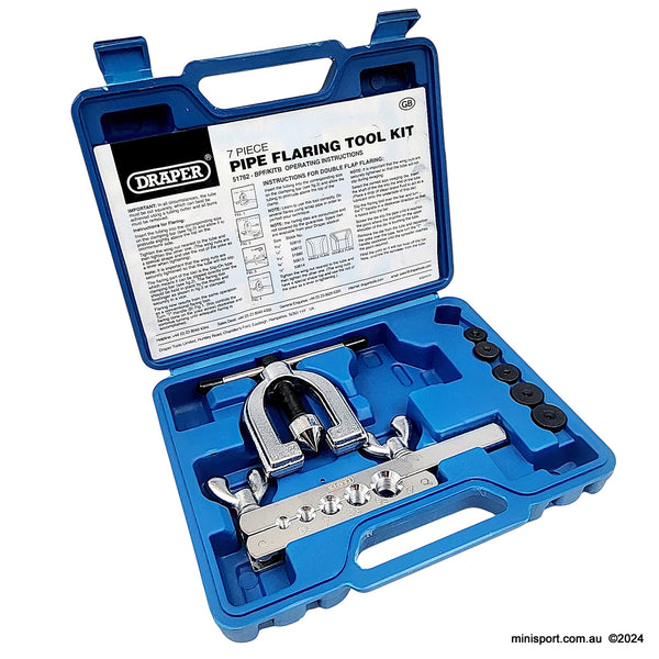 thumbnail image 2 of KOVOL Brake Line Flaring Tool Kit – 11pc W/ 10m Line & Fittings – 1/2, 1/4, 3/8, 5/8, 3/16, 5/16, 7/16 2 of 3