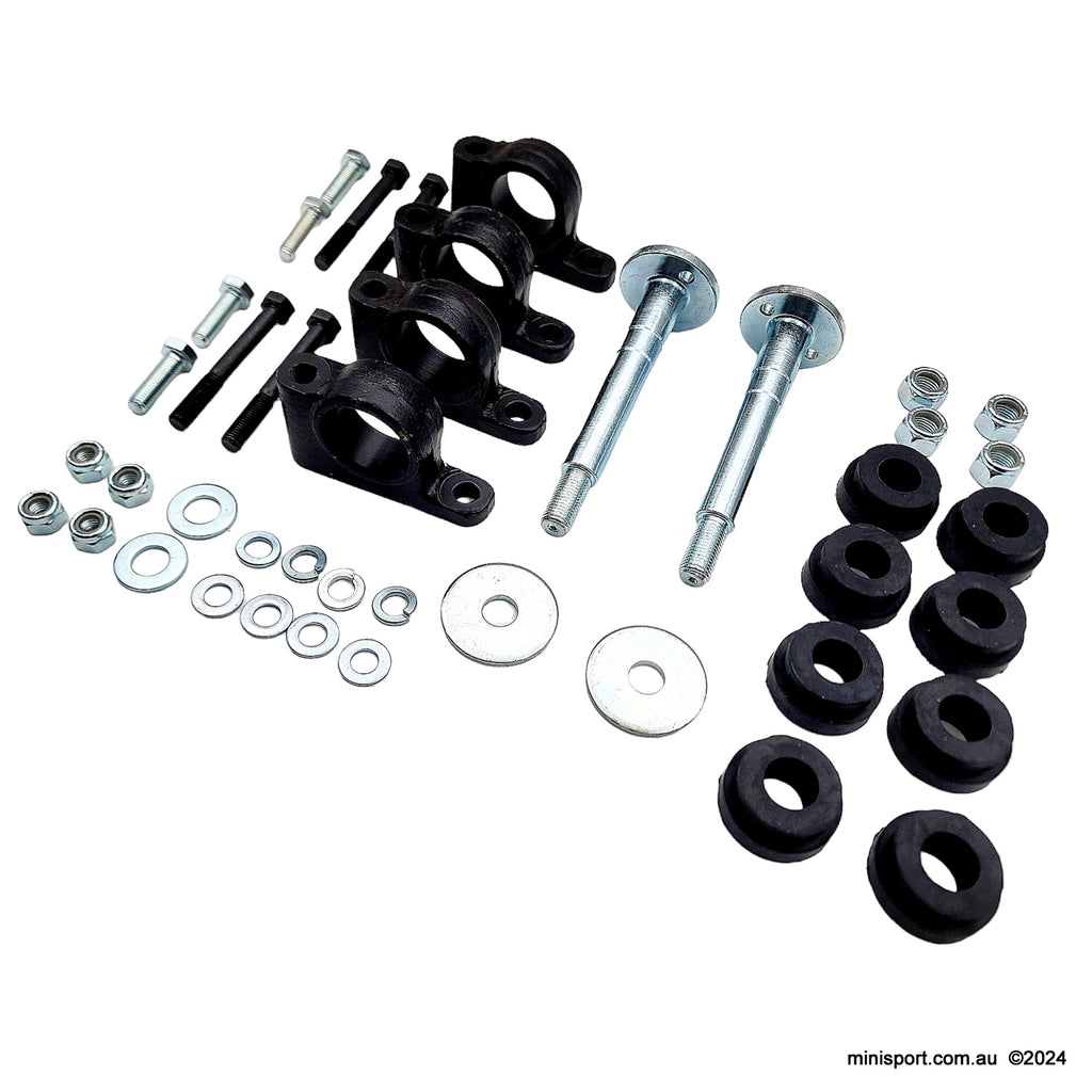 MINI & MOKE REAR SUBFRAME FITTING KIT INC TRUNNIONS [MS42] – Minisport