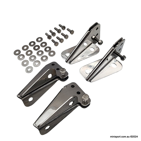MINI SEAT PIVOT BRACKET SET OF 4- STAINLESS STEEL [SMB190] – Minisport