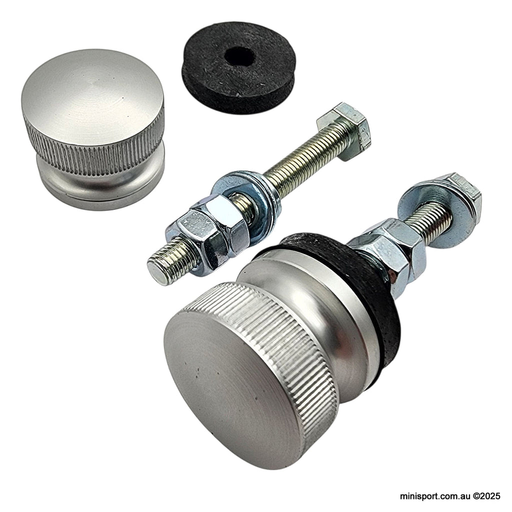 SILVER QUICK RELEASE GRILLE BUTTONS- MS100 – Minisport