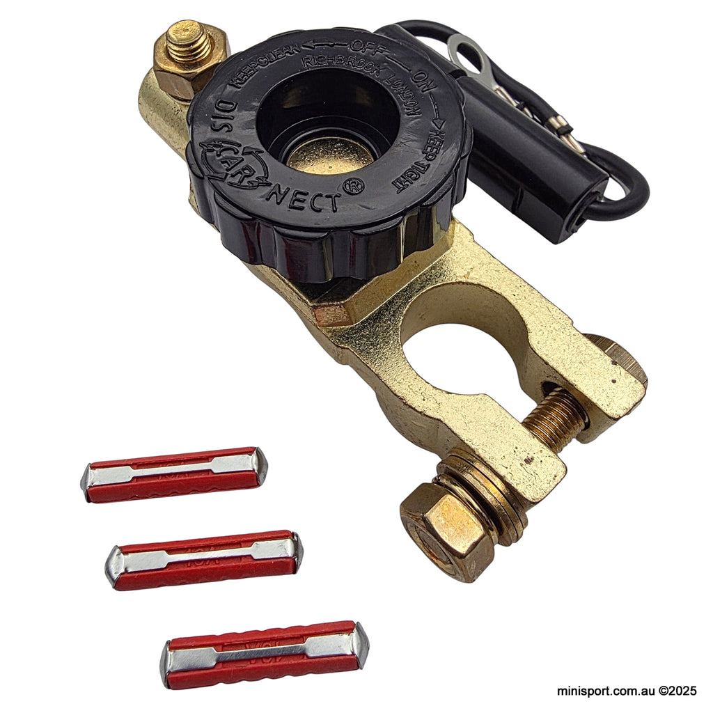 BATTERY TERMINAL 'DISCARNECT' IMMOBILISER- WITH RADIO FUSE- MW004 ...