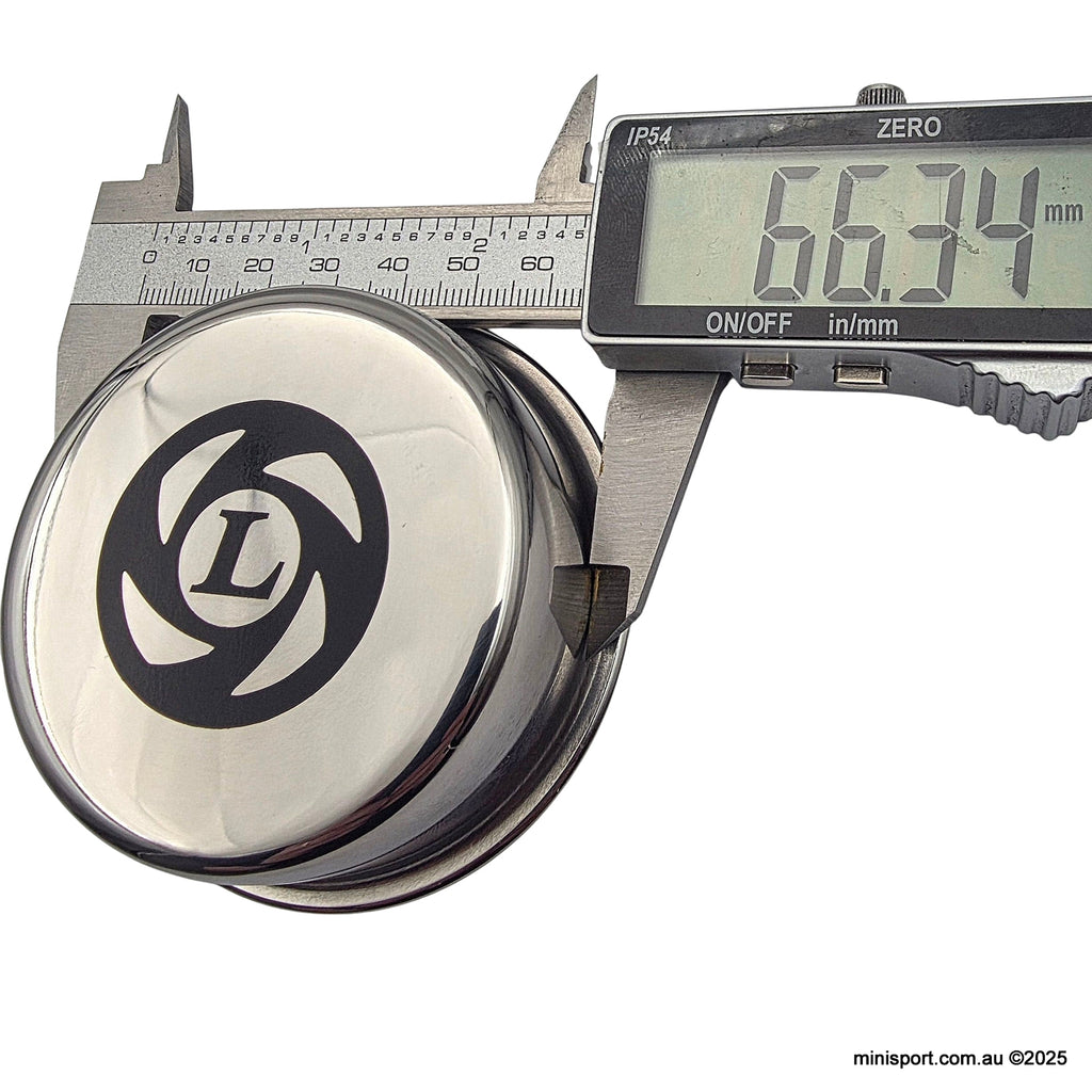 Sunraysia Rims Cap MOKE SUNRAYSIA CENTRE CAP- POLISHED STAINLESS STEEL & STICKER- AYK8147 ...