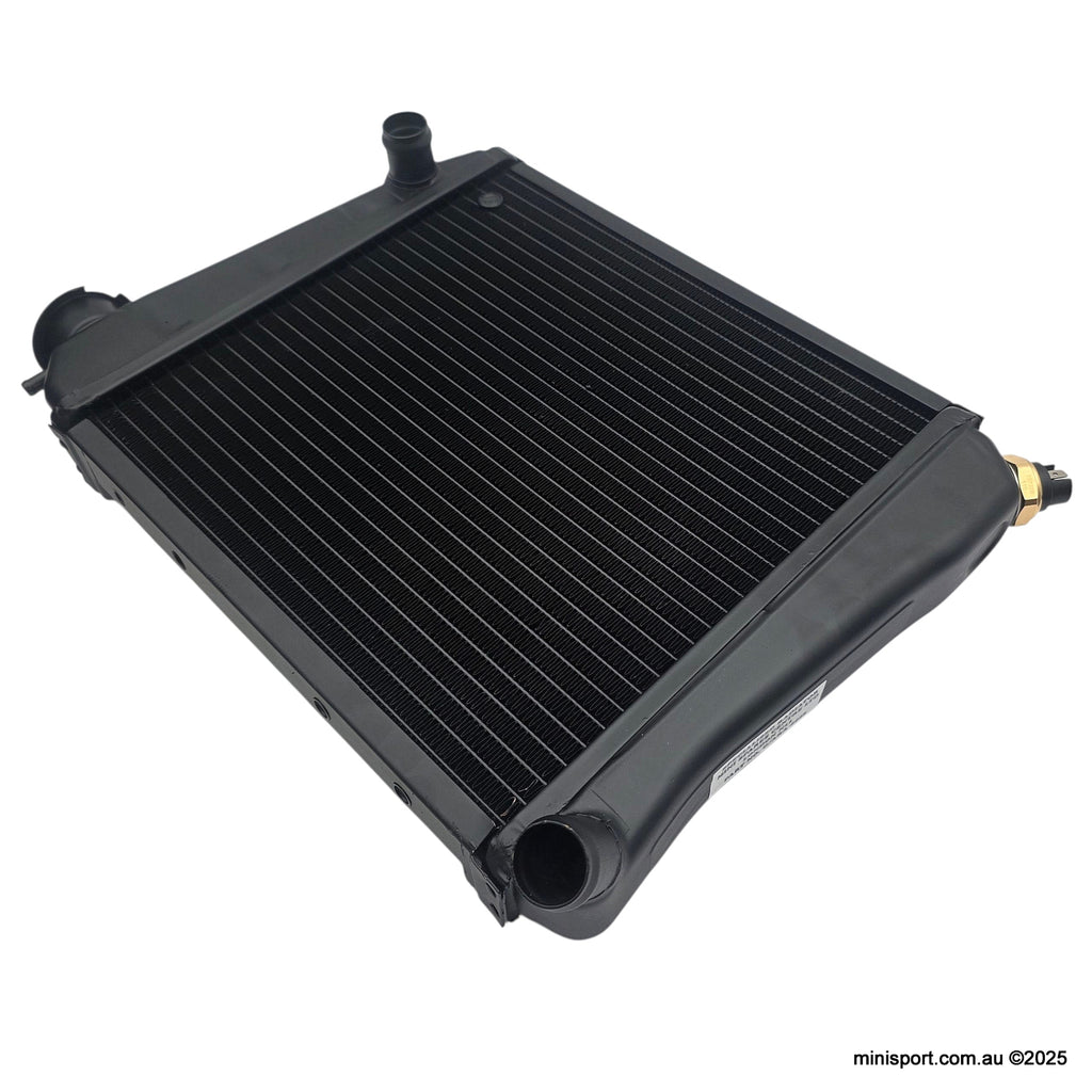 MINI & MOKE RADIATOR- 2 CORE SUPER (91on) WITH NEW SWITCH INC [C-ARA44 ...