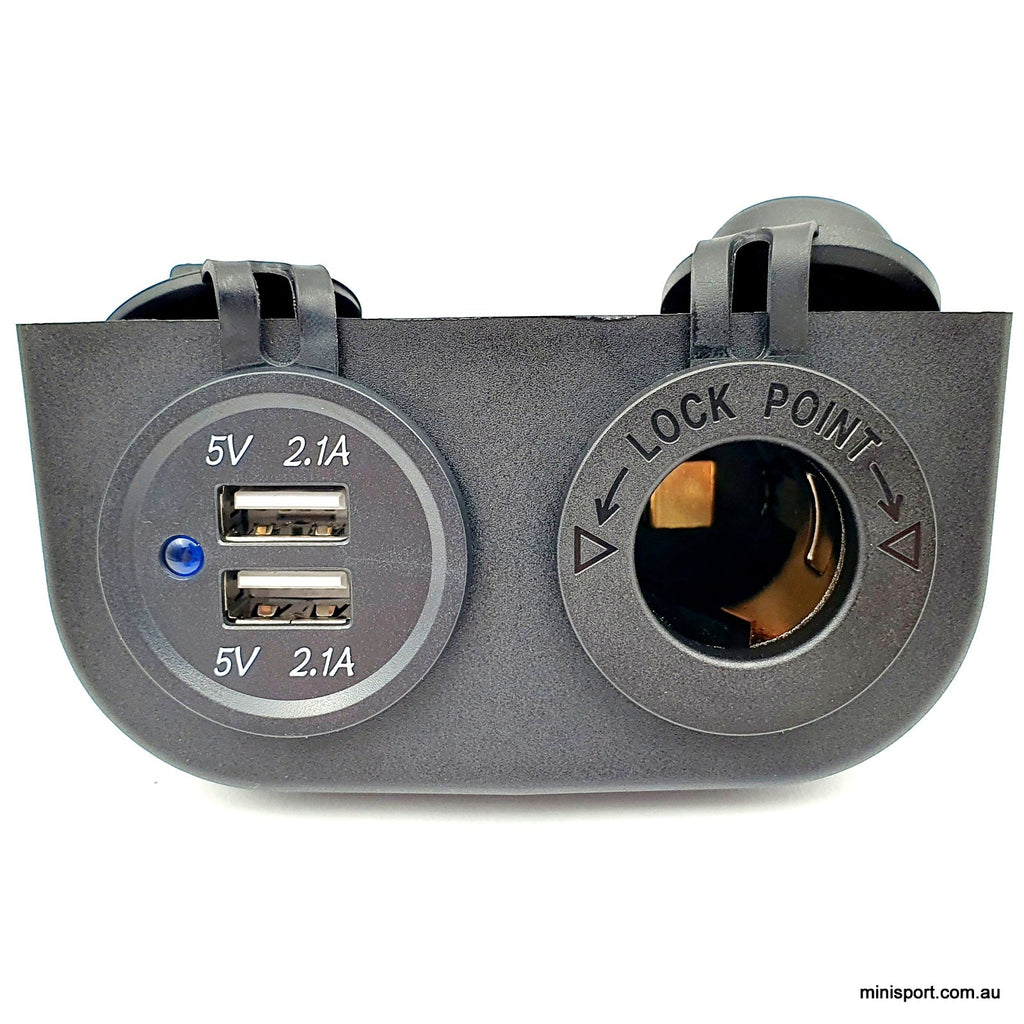Universal Socket Usb UNIVERSAL DOUBLE USB & POWER SOCKET. – Minisport