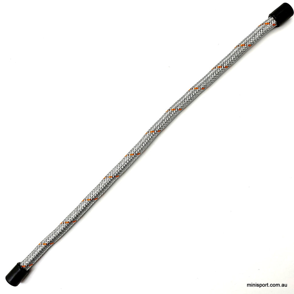 Mini 1/4 Braided fuel line, 15" long (no clamps) Minisport