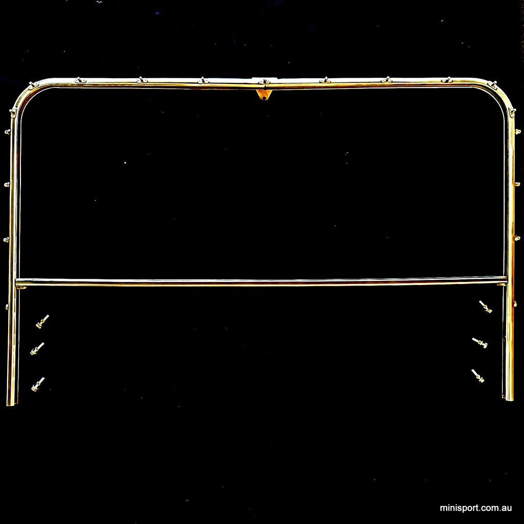 MOKE STAINLESS STEEL WINDSCREEN FRAME LATER TYPE [MK1140] Minisport