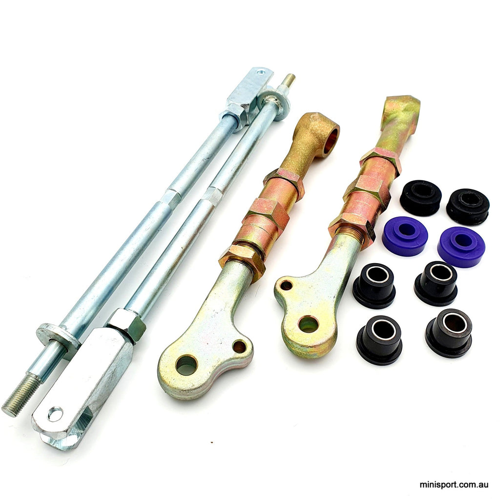 MINI & MOKE ADJUSTABLE FRONT END KIT- HEAVY DUTY [MSSK3013MS] – Minisport