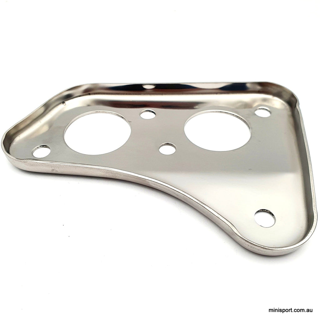 Mini master cylinder plate (Stainless steel) Minisport