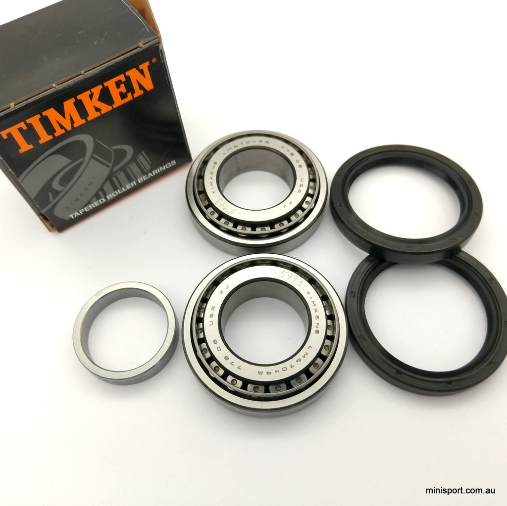 Front TIMKEN taper roller wheel bearing (1 side) Minisport
