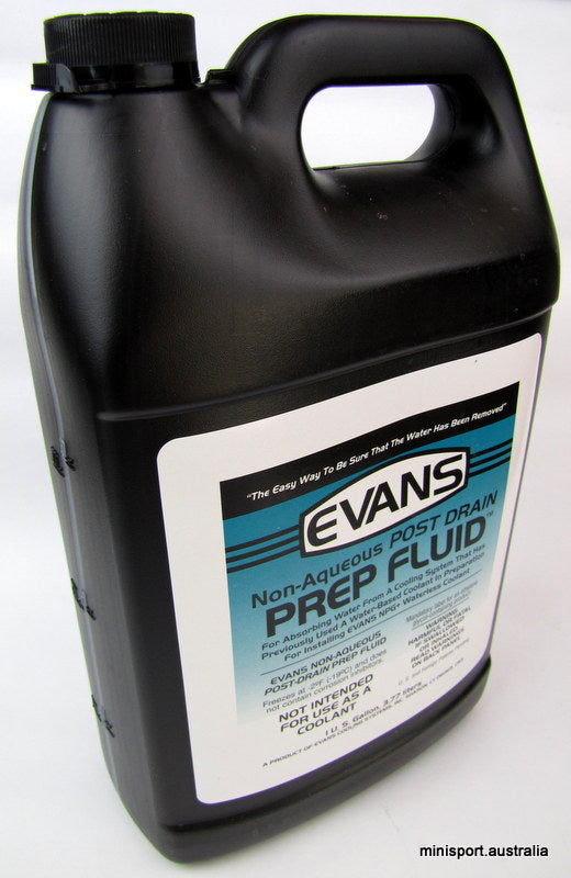 Evans waterless coolant 'prep fluid' – Minisport