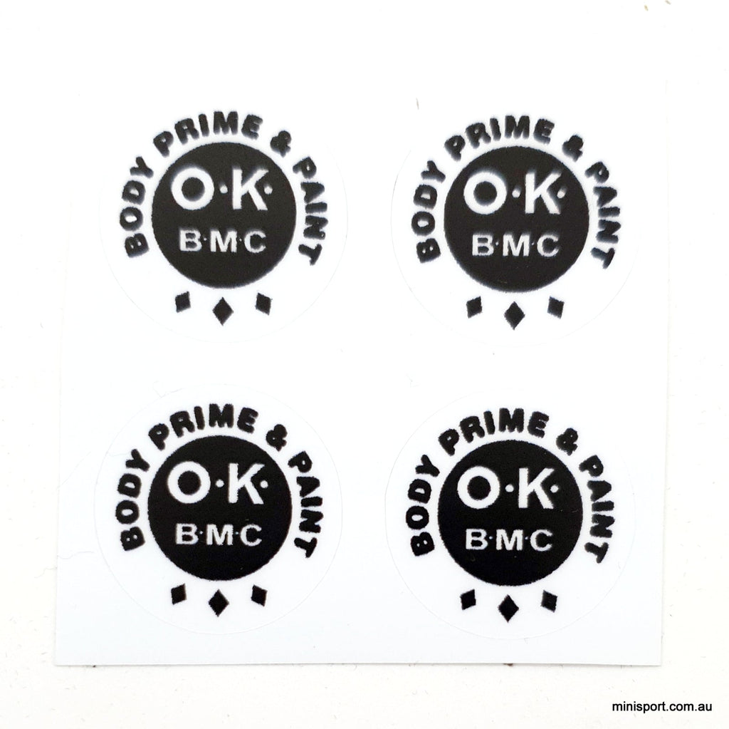 BODY PRIME & PAINT OK BMC STICKER-25MM (SET OF 4) – Minisport