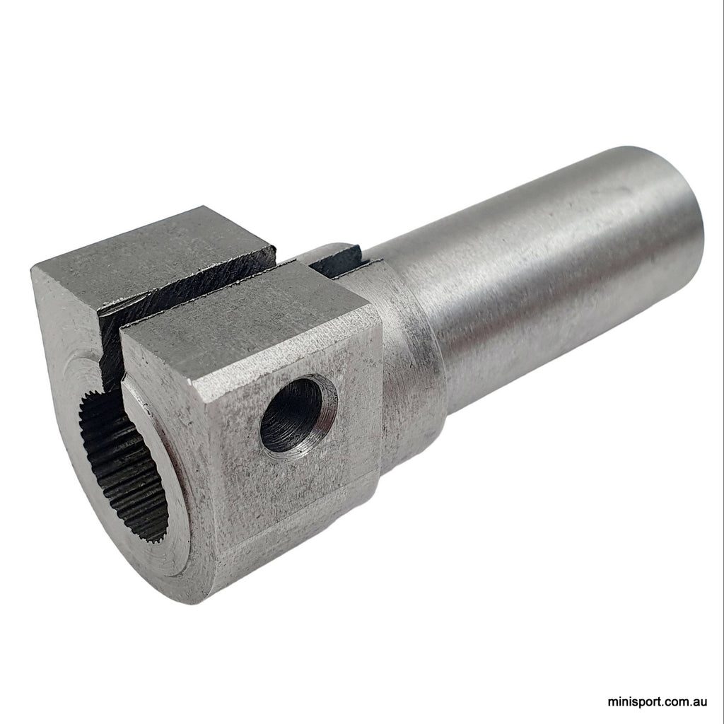 Mini steering column spline end (all columns) Minisport